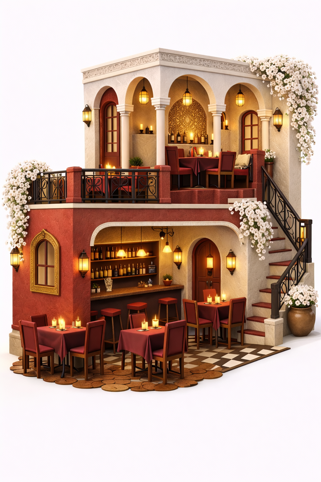 Stylized Restaurant Environment